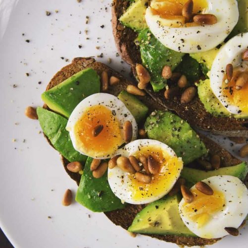 Canva - Healthy Food Snack of Eggs and Avocado on Toasted Bread